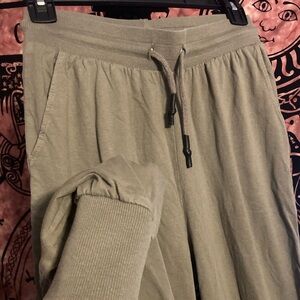 Zara Green Gray Joggers